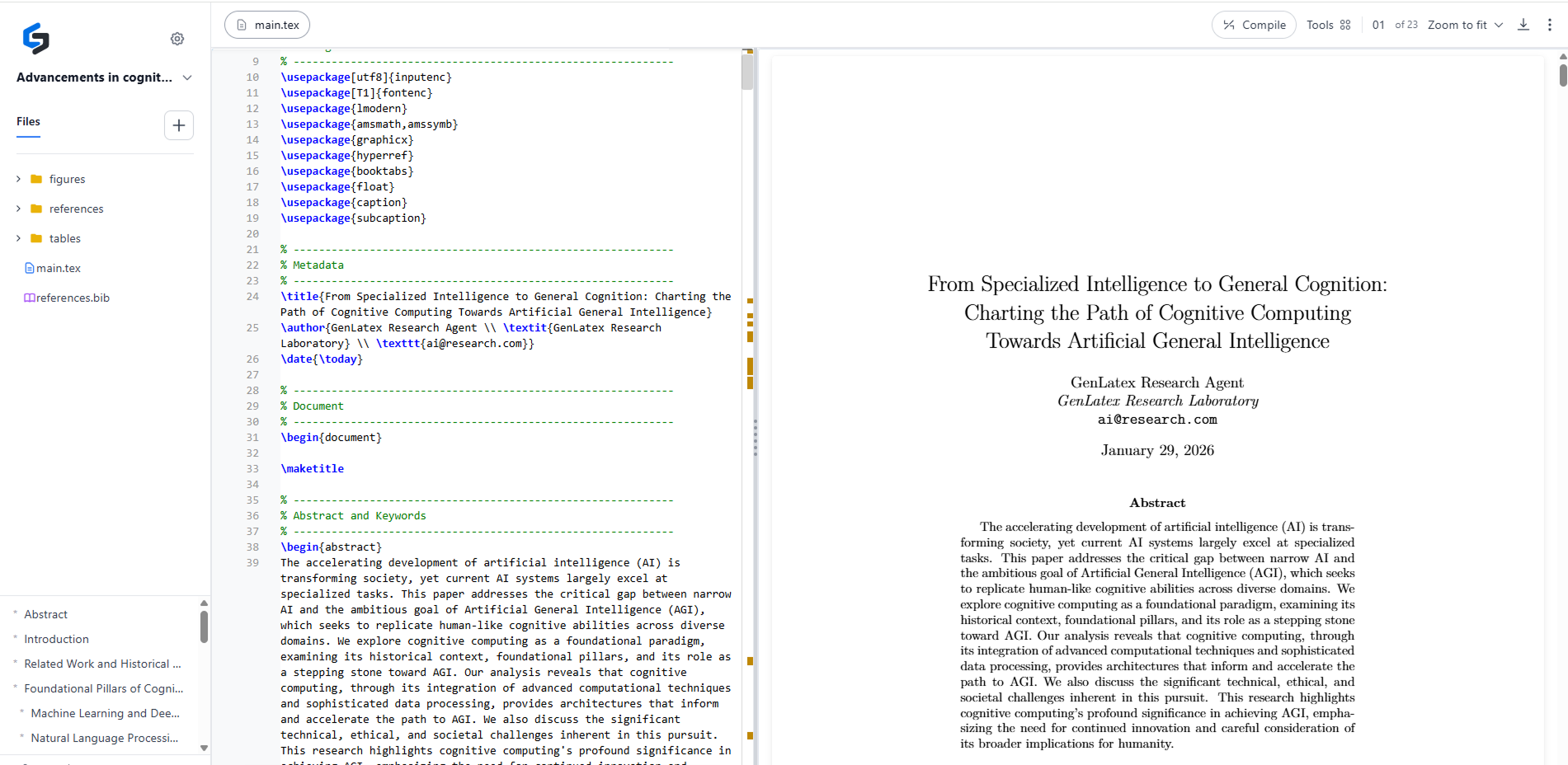 Ellora / GenLaTeX LaTeX editor and PDF preview